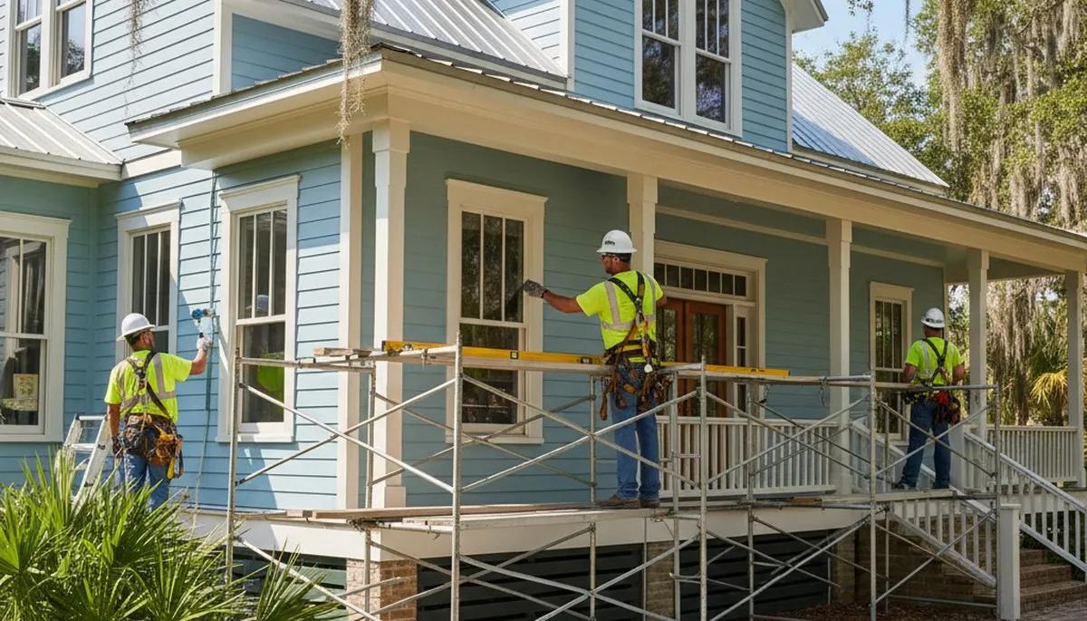 Vinyl siding installation service for Jacksonville, FL homes by a professional siding contractor