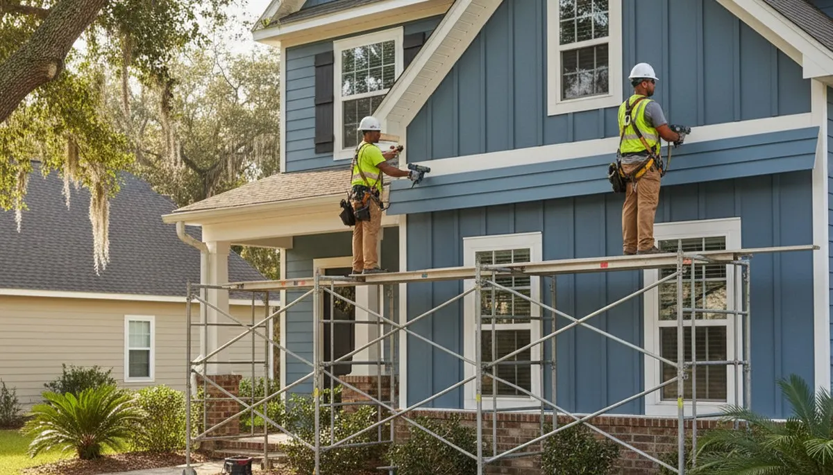 Vinyl siding installation for Jacksonville, FL homes by local siding contractors