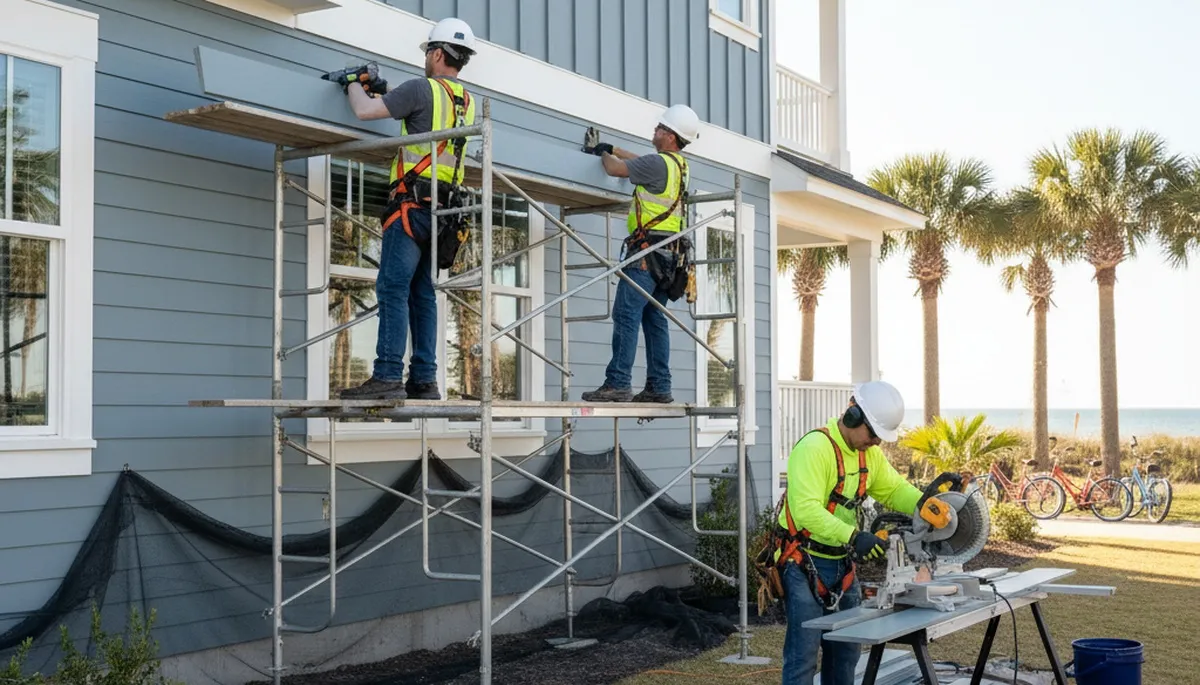 Vinyl siding installation service in Jacksonville, FL for residential homes